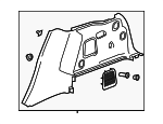 84496332 - Body: Lower Quarter Trim for Buick: Envision Image