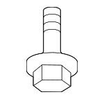 6505381AA - Body: Tow Hook Bolt for Mopar Image