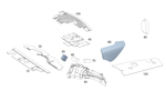2136821900 - Panelling: Dampening, Floor for Mercedes-Benz Image