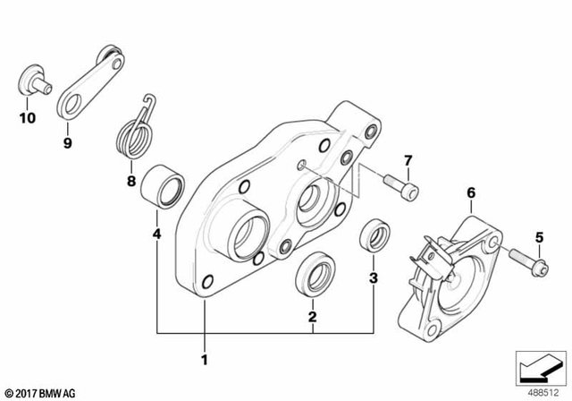 23122330141 - Manual Transmission: Shaft Seal - 10X18X6 for BMW-Motorrad Image