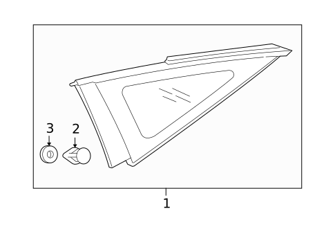 Glass & Hardware for 2010 Mitsubishi Eclipse #0