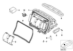 64111370938 - Heater and Air Conditioning: Clamp for BMW Image