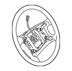 4A0419091AS01C - Steering: Steering Wheel for Audi: 100, 100 Quattro, 200, 200 Quattro, 80, 80 Quattro, 90, 90 Quattro, A4, A4 Quattro, Coupe Quattro, V8 Quattro Image