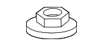 LR000056 - Body: Reinforced Bracket Nut for Land Rover: LR2, Range Rover Evoque Image