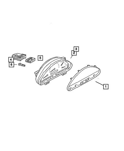 Instrument Panel Cluster for 2004 Dodge Sprinter 2500 #0