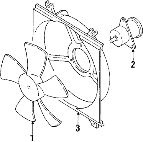 Cooling Fan for 1994 Mazda Miata #0