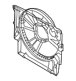 17427604021 - Cooling System: Fan Shroud for BMW: 335d, 335i, 335i xDrive, 335is Image