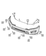 68646150AB - Frame, Bumper and Fascia: Front Fascia Wiring for Mopar Image