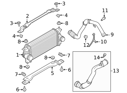 Intercooler for 2018 Ford F-150 #0