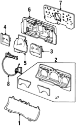 FOAZ10883A - Electrical: Temp Gauge for Lincoln: Town Car | Mercury: Grand Marquis Image