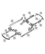 68081948AB - Frame, Bumper and Fascia: Front Siderail Plate, Right for Mopar Image