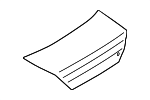 MN161462 - : Trunk Lid for Mitsubishi: Lancer Image