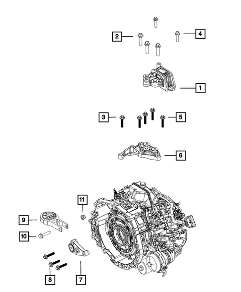 Mounting and Skid Plate for 2015 Fiat 500L #0
