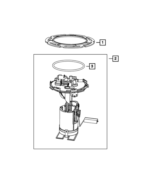 Fuel Pump and Sending Unit for 2015 Dodge Dart #0