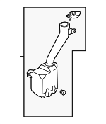 76840S04013 - Body: Washer Reservoir for Honda: Civic Image