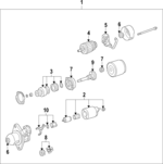 23343AA121 - Electrical: Solenoid for Subaru: Baja, Legacy, Outback Image