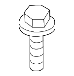 9011906782 - Body: Upper Grille Bolt for Lexus: ES300h, ES350, GS350, GS450h, GS460, IS F, IS200t, IS250, IS300, IS350, LS430, LS460, LS600h, LX470, LX600, LX700h, RC F, RC200t, RC300, RC350, RX450h Image