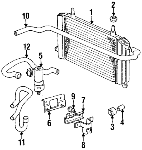 Intercooler for 1996 Jaguar Vanden Plas #0