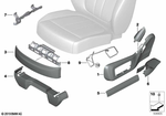 52208494737 - : Head Rest Cover for BMW Image