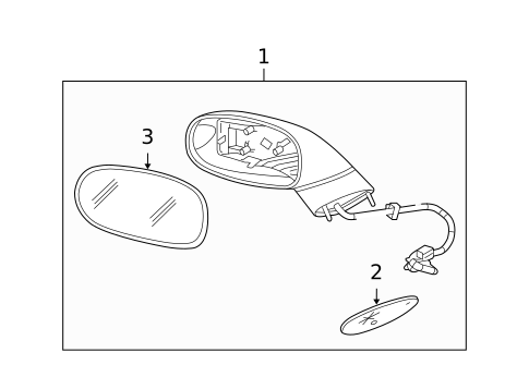 Outside Mirrors for 2013 Chevrolet Corvette #0