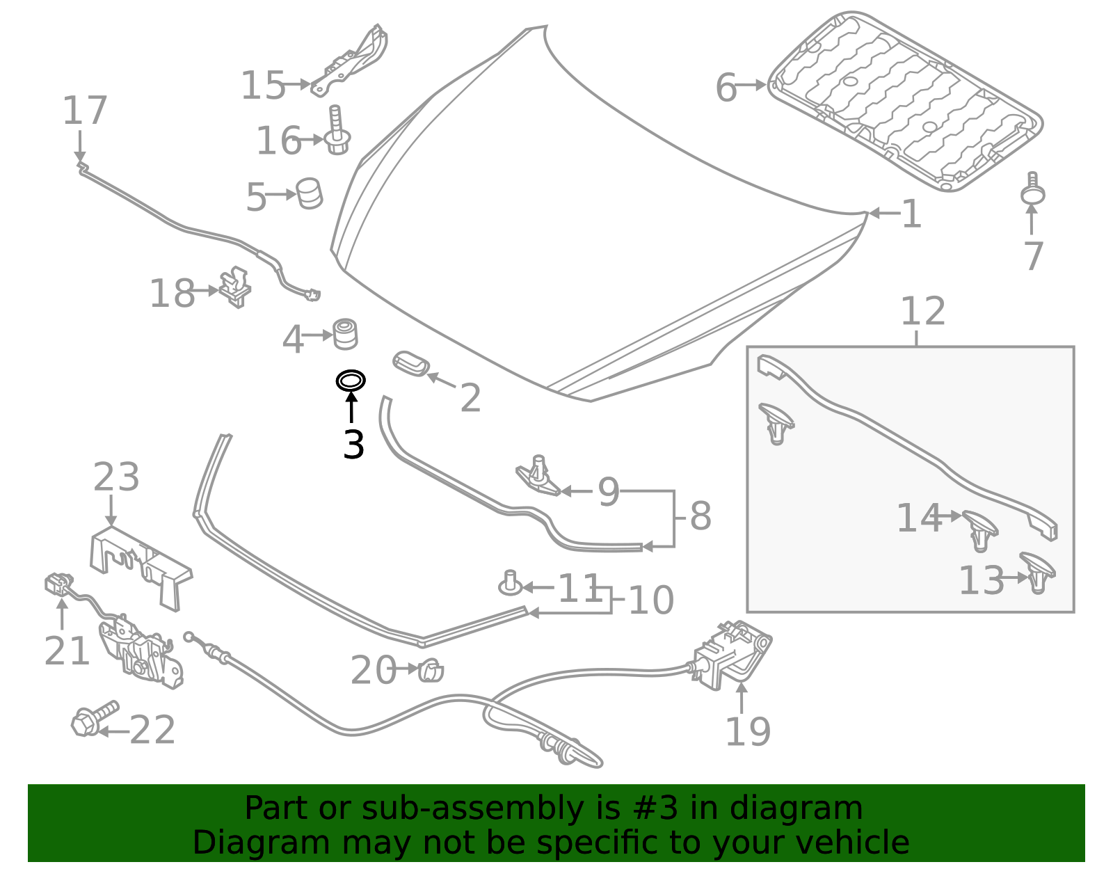 KD53-56-864 - Upper Tie Bar Protector - 2016-2025 Mazda | Mazda Swag