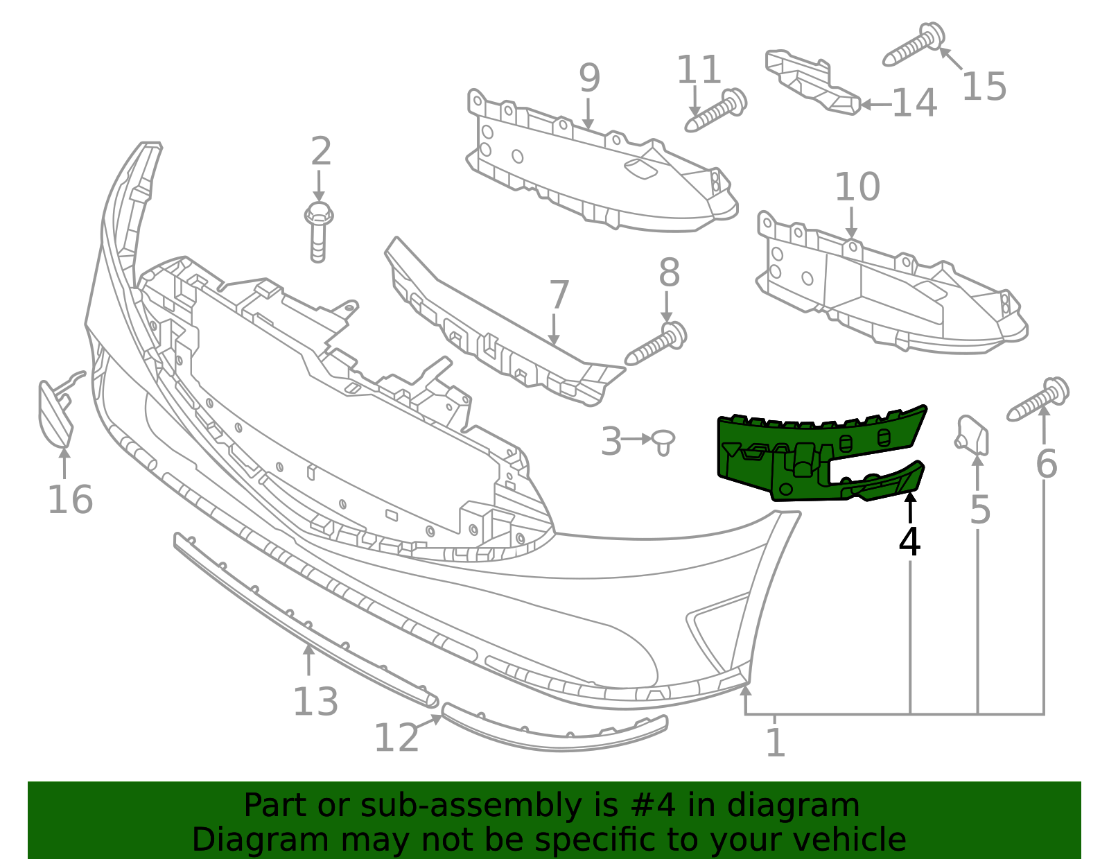 2023-2025 Genesis G90 Bumper Bracket 86525-T4000 | MotorMotor