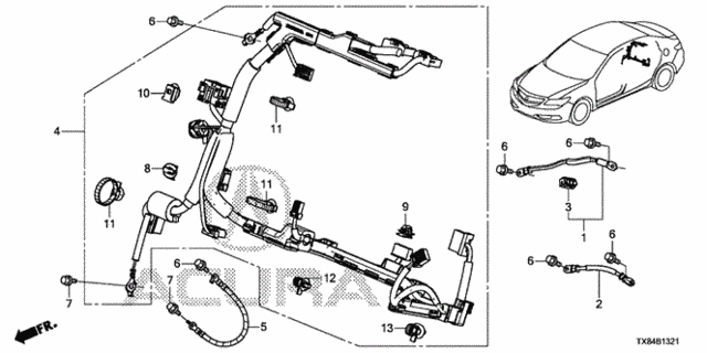 IMA Wire Harness for 2013 Acura ILX #0