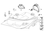 51127070202 - Lighting: C-Clip Nut for BMW Image