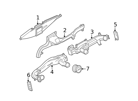 Ducts & Louver for 2023 Ford E-450 Super Duty #0