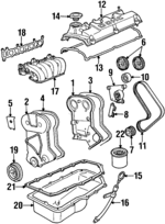 4667438AB - : Front Cover Gasket for Mitsubishi: Eclipse Image