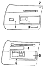 20353186 - Body: Lower Trim Panel for Buick: Electra, LeSabre Image