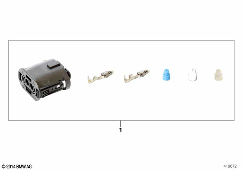 Single Components Wiring Harness Repair for 2014 BMW 535dX #32