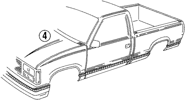 15622667 - Body: Stripe Tape for GM Image