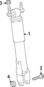 85049008 - Suspension: Shock for Chevrolet: Silverado 2500 HD Image