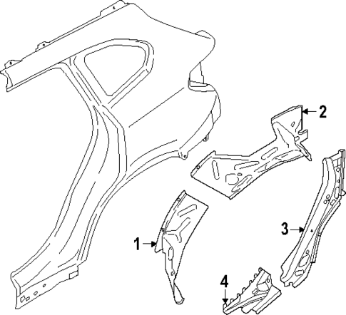 Inner Structure for 2024 BMW X1 #0