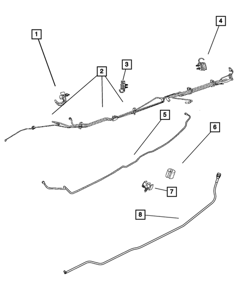 Fuel Lines for 2003 Dodge Ram 3500 #0