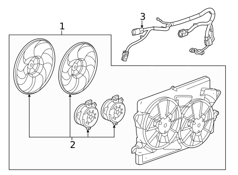 Cooling Fan for 2017 Buick LaCrosse #0
