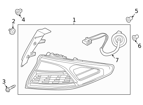 Tail Lamps for 2019 Hyundai Ioniq #0