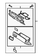 845013F201LK - Body: Glove Box Assembly for Kia: Amanti Image