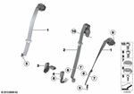 72112993603 - : Rear Center Upper Belt for BMW Image