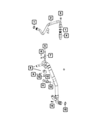 68213517AA - Cooling: Water Inlet Tube for Dodge: Ram 2500, Ram 3500 | Ram: 2500, 3500 Image