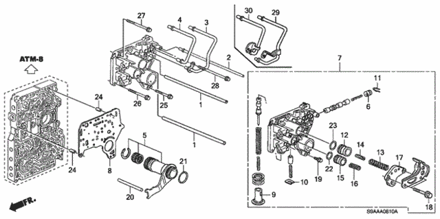Regulator Body for 2006 Honda CR-V #0