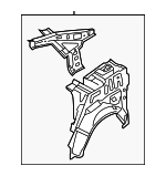 716014R000 - Body: Inner Quarter Panel for Hyundai: Sonata Image