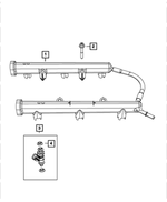 R5184085AC - Fuel: Fuel Injector, Remanufactured for Mopar Image
