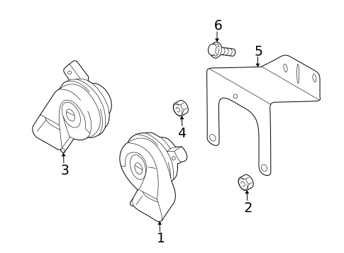 Horn for 2014 Audi R8 #0