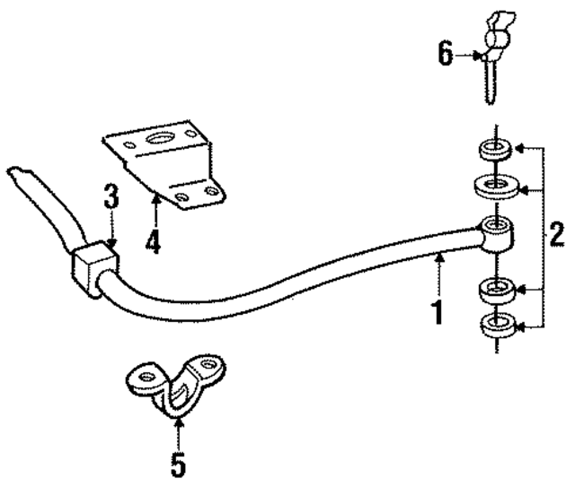 52006832 - Suspension: Stabilizer Shaft for Mopar Image