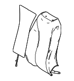 7140262020J2 - Body: 2016-2020 Toyota Mirai - Seat Back Cover for Toyota: Mirai Image