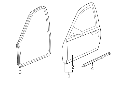 Door & Components for 2007 Chevrolet Monte Carlo #0