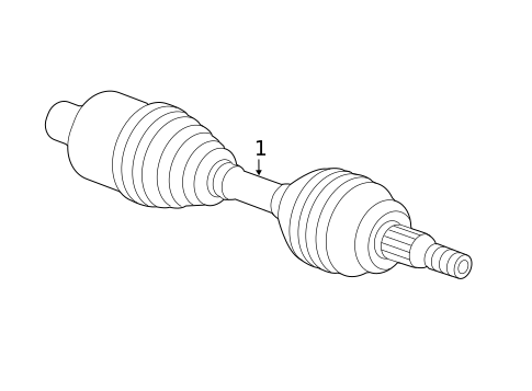 Drive Axles for 2024 Chevrolet Blazer #1