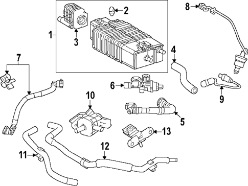 Powertrain Control for 2023 Lexus RX350h #1